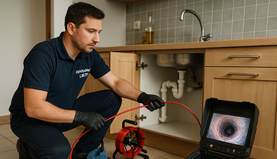 Inspection caméra des canalisations à Liège – diagnostic, localisation et débouchage ciblé